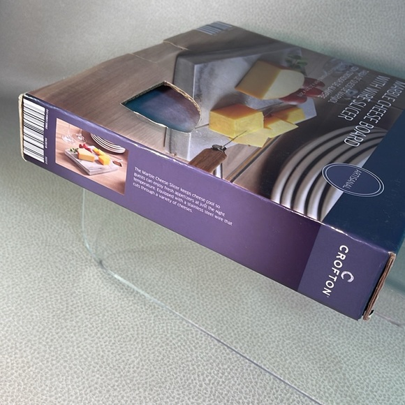 Crofton Marble Cheese Board with Wire Slicer New Sealed - Picture 5 of 6